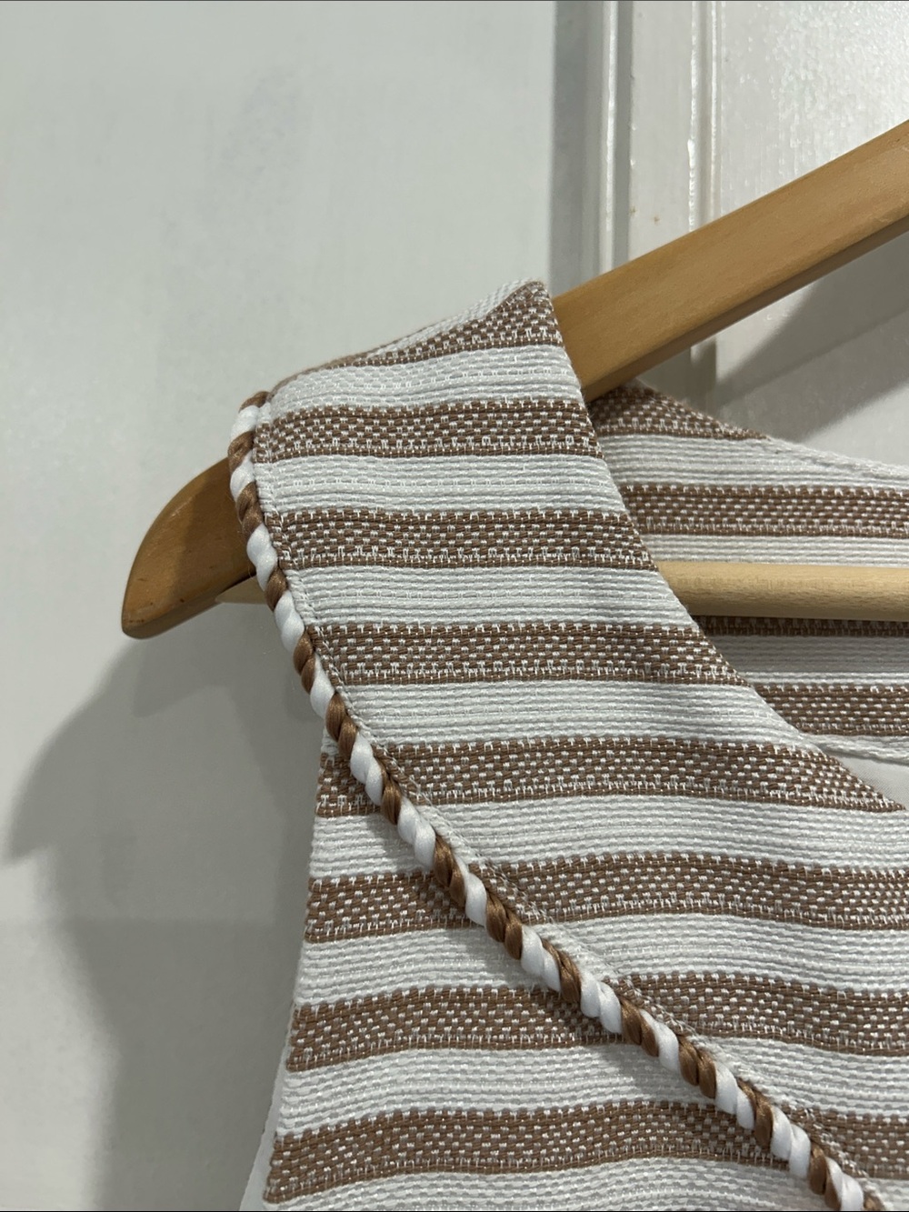 NWT Talbots Plus Sunlight Stripe Cotton Blend Beachy Nautical Shift Dress - 18W - Picture 7 of 11